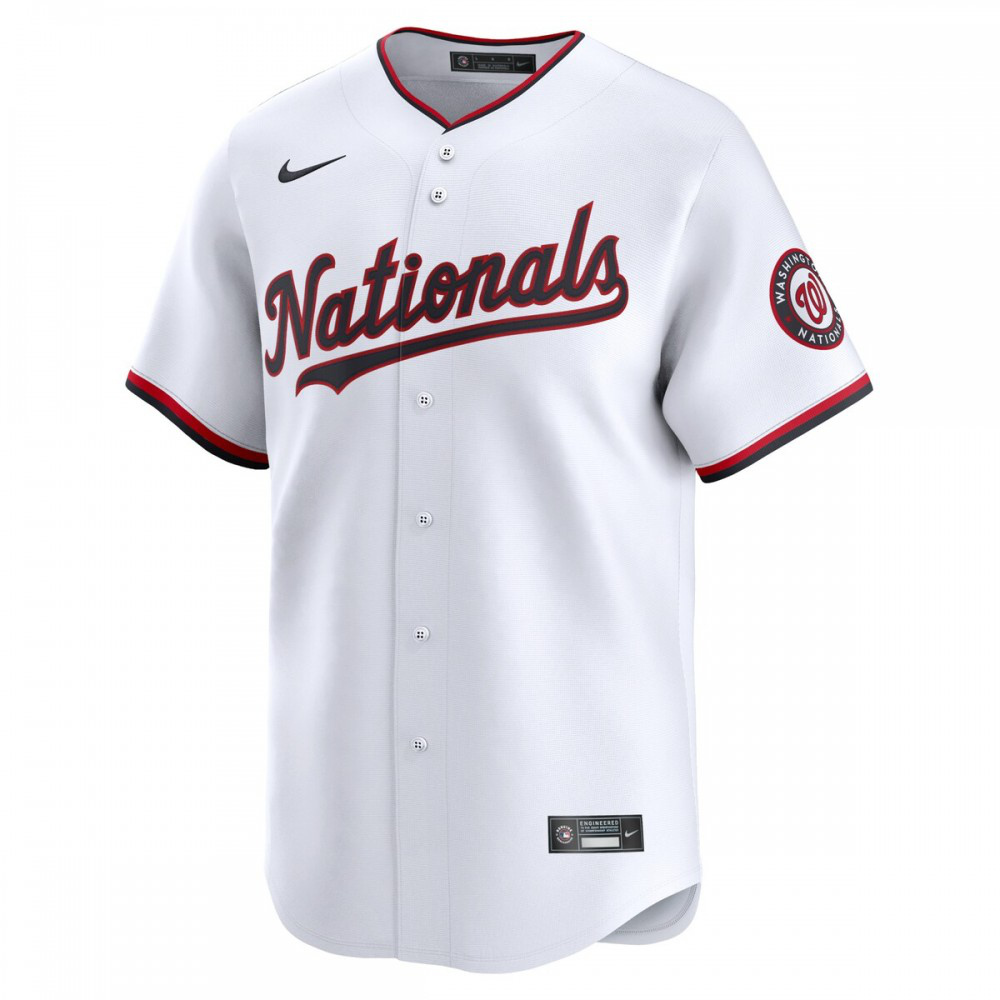 Washington Nationals Youth Home Limited Custom Jersey - White-Pro Kit Vault | Brand New 26/27 Sports Jerseys